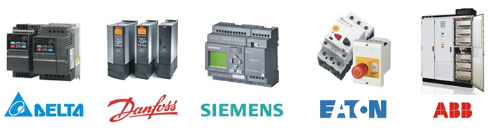 Danfoss , Delta Electronics , Eaton (Moeller Electric) , Siemens , ABB